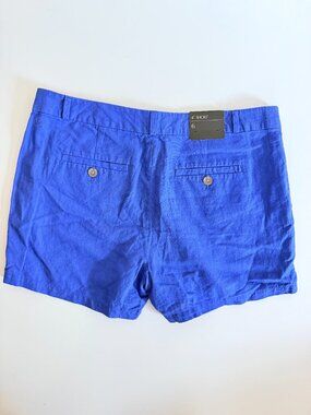 BANANA REPUBLIC Linen/Cotton 4" SHORT Size 6
